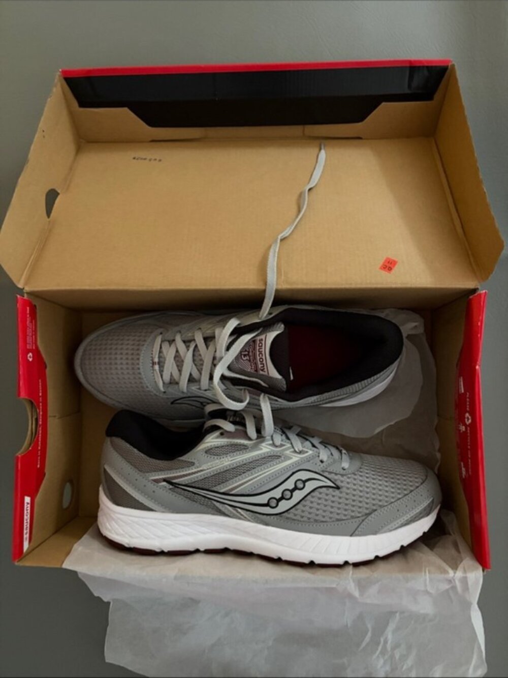Saucony Cohesion 13 Men's Running ShoesSneakers Gray Size 11 - Picture 5 of 8